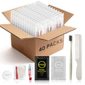 7 Inch Travel Toiletry Kit Bulk Pack of 40 for Homeless & Travel