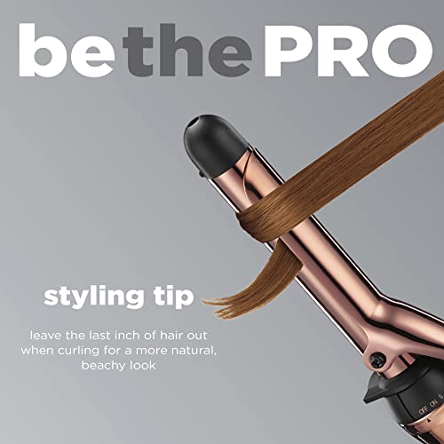 Black 1-Inch Titanium Curling Iron for Perfect Curls - Hair Styling Tool