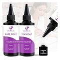 Gelike ec Base & Top Coat Nail Gel Set 2x100ml HEMA-Free Salon Refill Duo