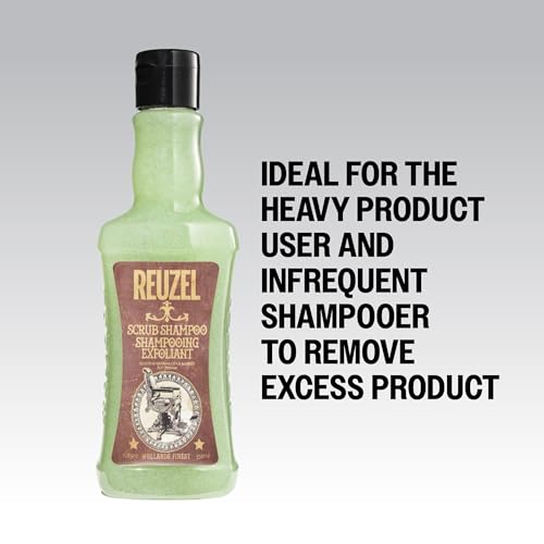Reuzel Scrub Shampoo, Deeply Cleanses, 11.83 oz