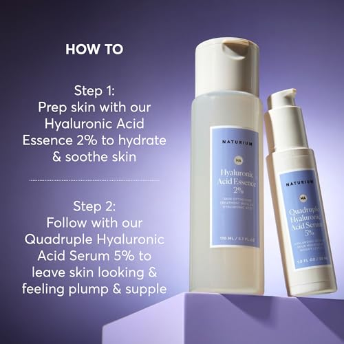 Hydrating Hyaluronic Acid Serum 2 Fl Oz - Anti-Aging & Plumping Face Serum, Fragrance-Free