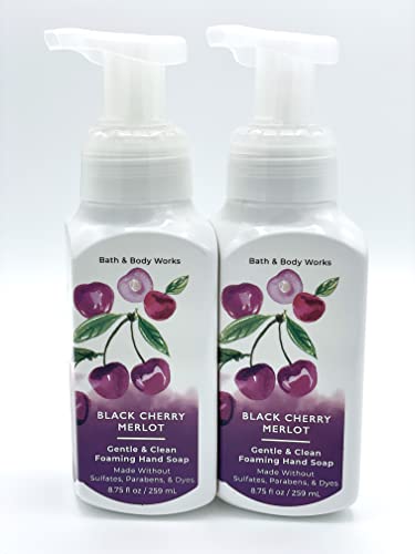 Foaming Hand Soap 8.75 Fl Oz Pack of 2 - Black Cherry Merlot & Aloe Vera