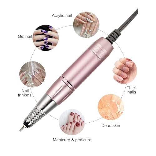 Rechargeable LED Nail Lamp, 72W Professional UV Nail Light for Gel Polish with 4 Timers & Smart Sensor, 24 PCS Powerful Lamp Beads, LCD Display UV Dryer for Hard, Extension & Acrylic Gel Fast Curing