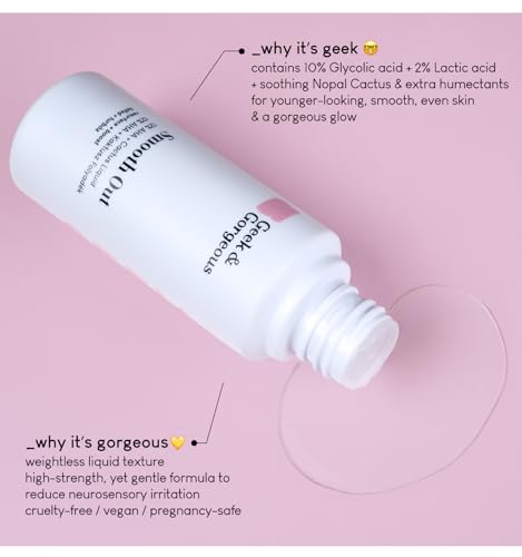 Geek & Gorgeous 12% AHA Exfoliating Liquid for Skin Refinement 3.38 oz
