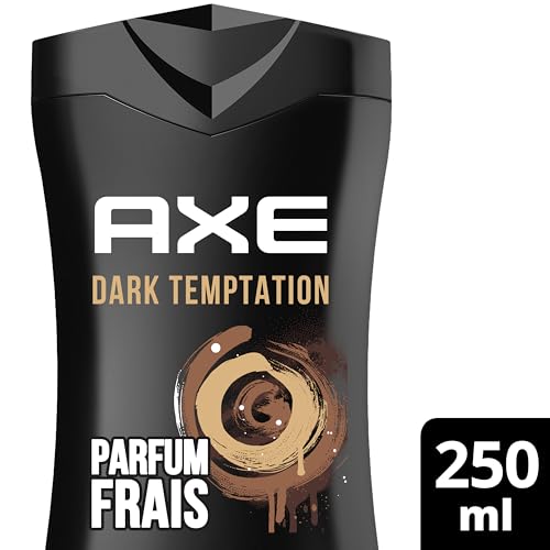 AXE Dark Temptation Shower Gel 250ml - Amber Scent, 8.45 Fl Oz, Pack of 1