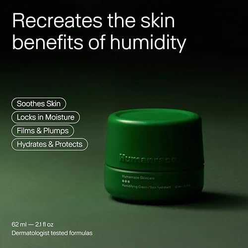 Humanrace 12 Hour Humidifying Face Cream, 2.1 fl oz, Refillable Face Cream