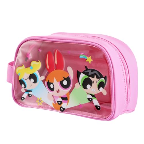 Powerpuff Girls Makeup Bag - Large Waterproof Cosmetic Organizer by MINISO
