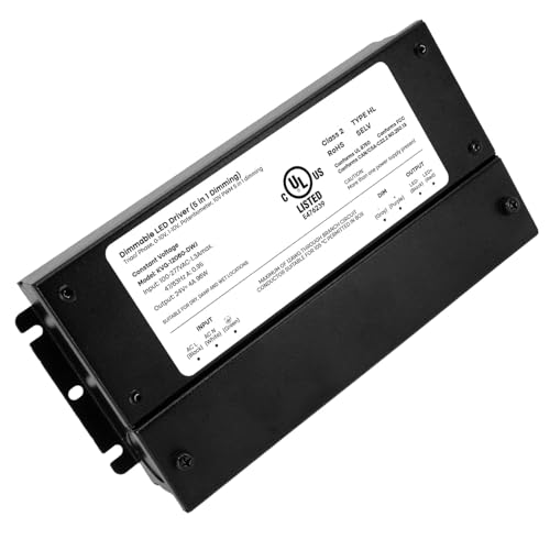 Dimmable LED Driver 24V 96W - Smooth Flicker-Free Lighting - Compatible with Lutron & Leviton Switches