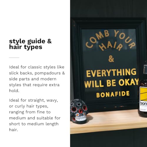 Bona Fide Pomade Summer Edition 4 oz - Extra-Strong Hold & High Shine Water-Based Hair Pomade with Pineapple Melon Fragrance