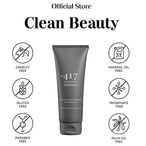 417 Dead Sea After Shave Lotion for Men - Soothing Moisturizer, 3.38 Oz