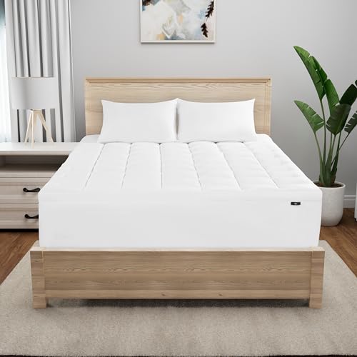 Serta Memory Flex Pillowtop Mattress Topper - White, Queen Size
