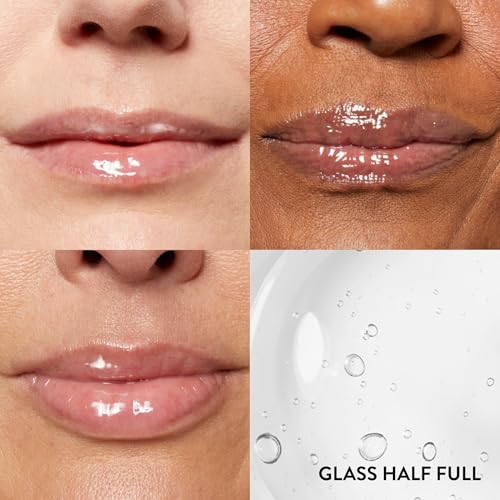Lip Gloss Duo - Rose Garden & Glass Half Full, Hydrating Lip Oil Set - 0.25 Fl Oz