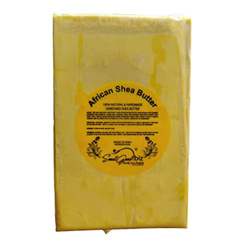 Shea Butter Raw Unrefined 80 Ounce - Pure Yellow Body Moisturizer for Skin & Hair - Pack of 1
