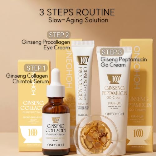 Ginseng Peptamucin GO Face Cream – Vegan Wrinkle & Firming Moisturizer with 8 Peptides & Plant Mucin, 1.69 fl oz