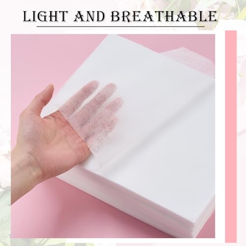 White Nail Dust Collector Filter Paper - 600 Sheets, Disposable, 9.45x7.87 Inches