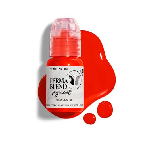 Perma Blend Orange Crush Microblading Tattoo Ink 0.5 oz for Lip & Cosmetic Use