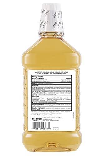 Antiseptic Mouthwash 50.7 oz Pack of 4 - Original Flavor Fights Gingivitis