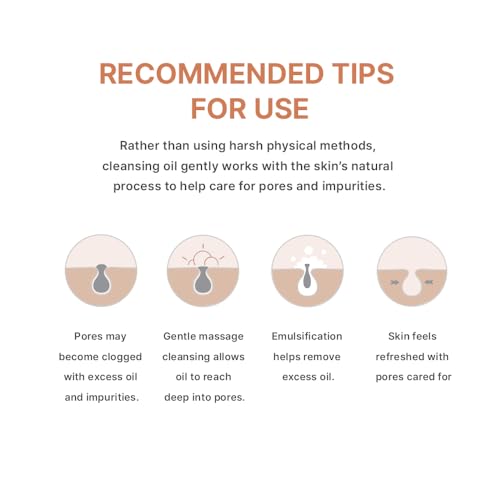 Blend Melting Cleansing Oil - Plant-Based Korean Makeup Remover & Face Cleanser - Gentle Cleansing with Jojoba, Olive & Argan Oils - Non-Greasy & Deep Pore Purifying, 5.07 fl. oz.