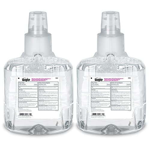 GOJO LTX-12 Antibacterial Foam Hand Soap Refill Plum Scent 2 Pack, 1200mL