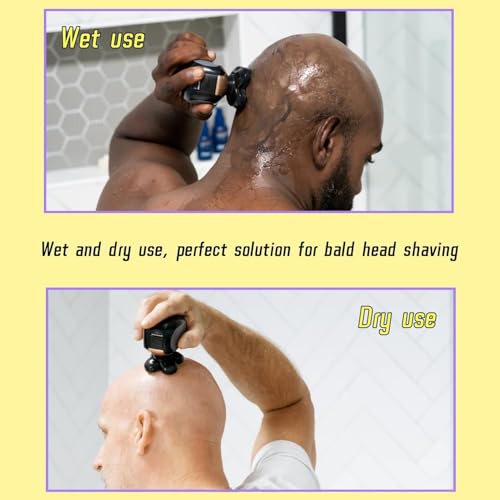 5PCS Waterproof Stainless Steel Head Shaver Replacement Blades for Freebird & FlexSeries