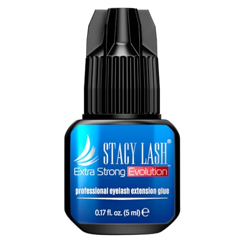 Stacy Lash Extra Strong Evolution Eyelash Extension Glue 0.17 fl oz Fast Dry Professional Adhesive