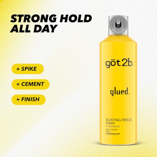 Extra Strong Hair Spray for Spikes & Styles - Long-Lasting Hold, Wind & Humidity Resistant, Pack of 6