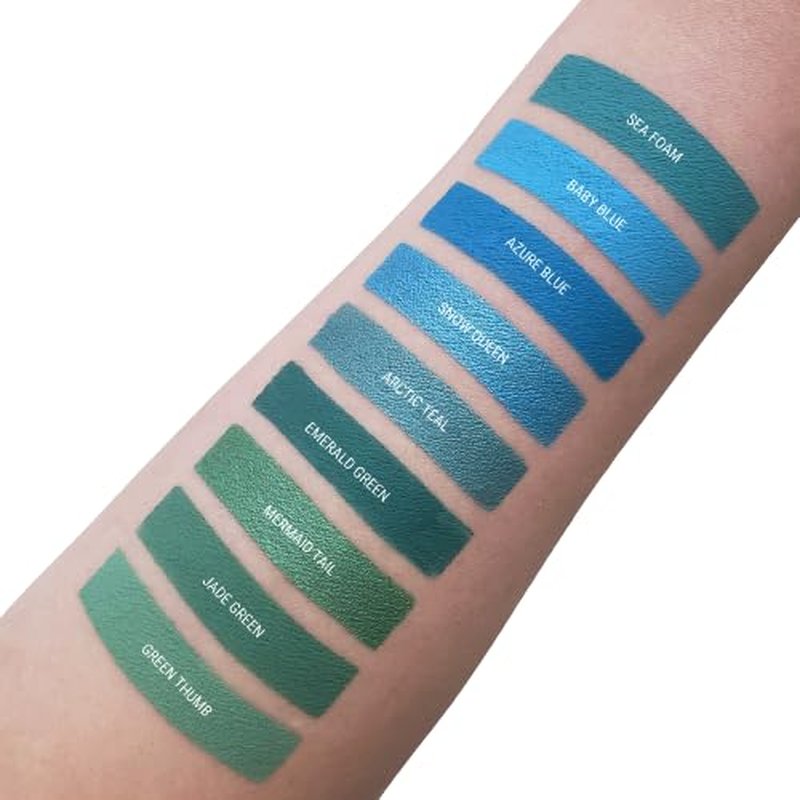 Aromi Matte Liquid Lipstick Bundle | Long-lasting, Light, Baby Blue, Dark Navy, Sea Foam, Azure Blue Lip Color for Women (BlueLiquid Lipstick Bundle) | Matte Finish