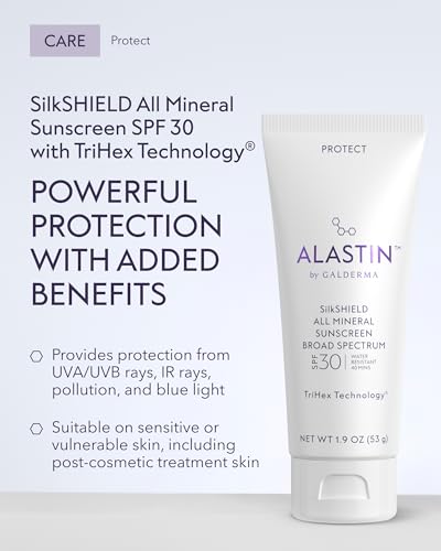 SilkSHIELD Mineral Sunscreen SPF 30 for Face - Lightweight, Fragrance-Free, 1.9 oz (IMPORTANT: Suncreen Variation)