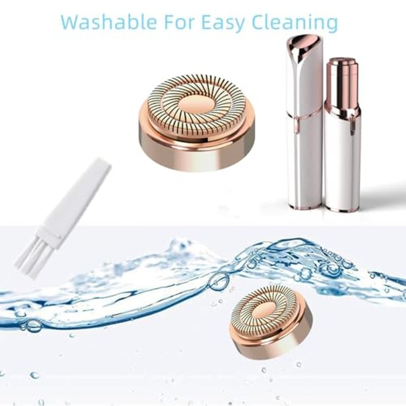 Generation 2 Replacement Heads for Flawless Facial Hair Remover Compatible with Flawless Replacement Heads,Fit for Flawless Replacement Heads Gen 2 for Flawless Facial Hair Removal for Women,6 Count.