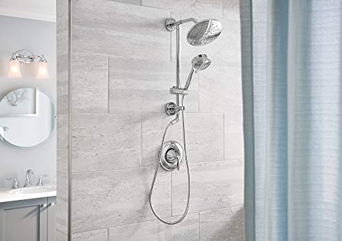 Moen 4-Function Brushed Nickel Handheld Showerhead Replacement Pack of 1