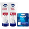 Eczema & Dry Skin Relief Lotion Set with Lip Balm - Fragrance-Free, Calming Oatmeal & Petroleum Jelly