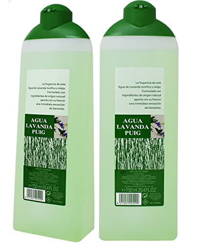 Lavender Cologne Spray 750ml 2-Pack - Refreshing Unisex Fragrance