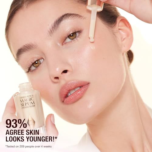 Charlotte Tilbury Magic Serum Crystal Elixir - Skincare Set Essential - Firming Peptide Serum for Face & Neck - Perfect for Gifting & Makeup Pairings