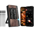 TEMMIO Wireless Meat Thermometer with 4 Probes Bluetooth Digital Cooking Thermometer