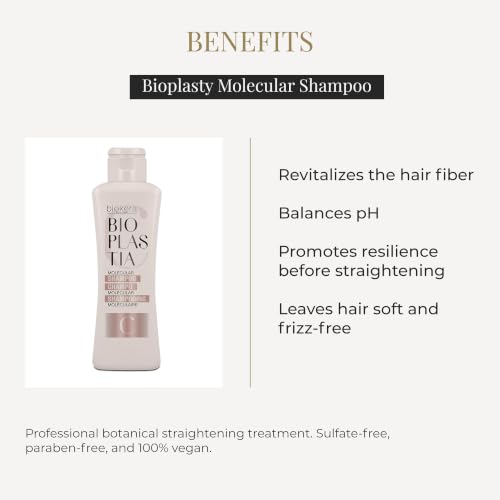 Sulfate & Paraben-Free Molecular Shampoo with Vegan Keratin - 300ml