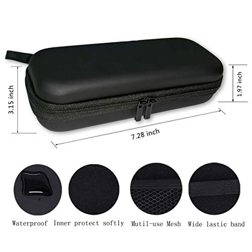 LinMei Hard Storage Travel Case Compatible for Micro Touch Solo Full Body Trimmer and Shaver - Sturdy and Protective (Case & 2 Brush Only)