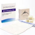 Sefidab Stone (Rooshoor) 4 Pieces and Turkish Exfoliating Mitt Bundle ? Ultimate Exfoliation Kit for Smooth and Radiant Skin