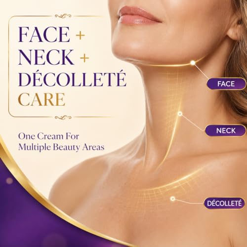 UKVOA Retinol Neck & Face Wrinkle Cream 1.7 Fl Oz Pack of 2 - Firming & Hydrating