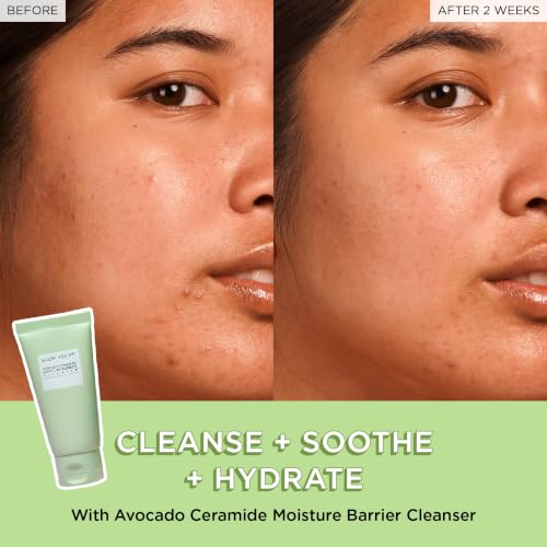 Hydrating Avocado Ceramide Facial Cleanser - Gel-to-Foam for Dry Skin, Barrier Support, 150ml