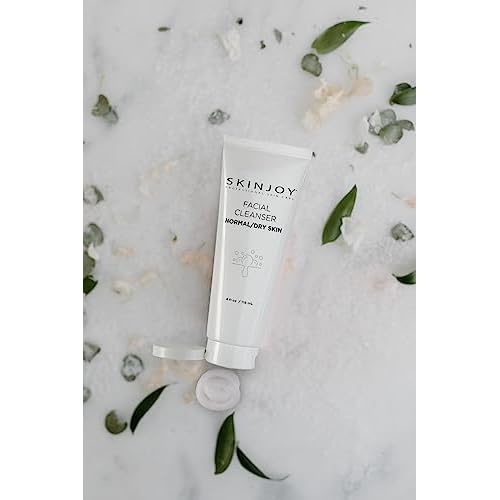 Facial Cleanser for Normal and Dry Skin, Gentle Face Wash, Makeup Remover, Gluten-Free Paraben-Free Sulfate-Free Cleanser Face Wash - 4 fl oz