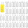 100 Pack 2 oz Plastic Bottles with Caps, Clear Empty Bottles, flip top Bottles for Lotion and Shampoo, Travel-Friendly Bottles, BPA-Free for Liquids and Personal Care