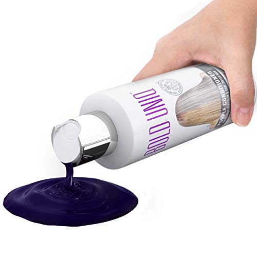 Purple Shampoo & Conditioner Duo for Blonde Hair - Brass Banishing, Sulfate-Free, Vegan
