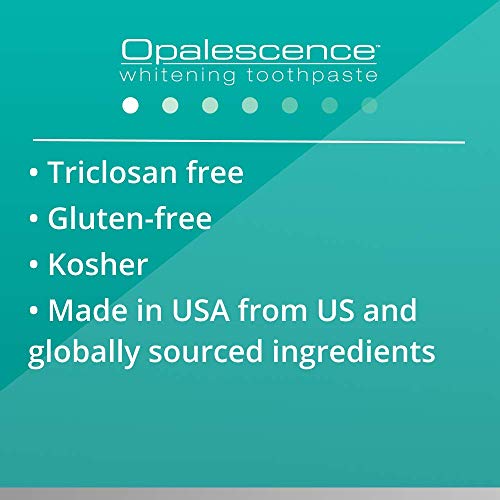 Opalescence Whitening Toothpaste for Sensitive Teeth - Mint Flavor, Gluten Free, 4.7 Ounce - Pack of 3
