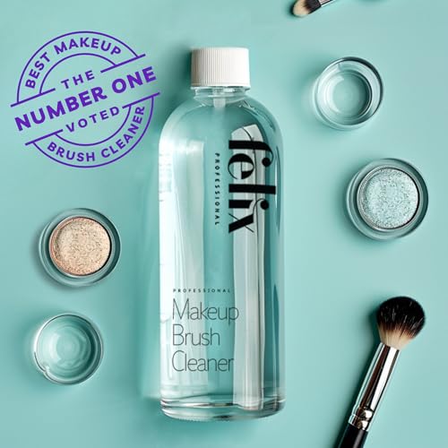 Makeup Brush Cleaner - Deep clean Rinse Free Quick Dry - Ideal for Cleaning and Odorizing Natural and Synthetic Make-up Brushes (32 Fl oz)