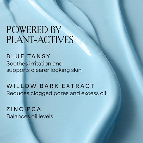 HERBIVORE Aquarius Pore Purifying Clarity Cream ? Daily Moisturizer with BHA to Clean Pores & Balance Oily Skin for a Soft, Matte Finish, Plant-based, Vegan, Cruelty-free, 50mL / 1.7 oz