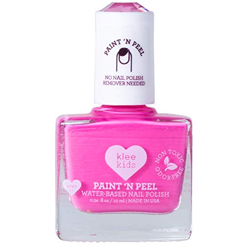 Klee Naturals Water-Based Peelable Nail Polish Gift Set - Starry Sky Kiss, Odor-Free, Non-Toxic, Made in USA