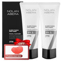 ABERA Nolan Daily Facial Cleanser for Men, Niacinamide + Zincsebum + Soy & Rice Bran Extract, Oil Control & Pore Purifying Face Wash, Refreshing Gentle Cleanser, 3.53 oz Parent (B. 2 Pack + Gift)