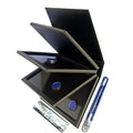 Magnetic Makeup Palette Set with 4 Layers, Spatula & Metal Stickers