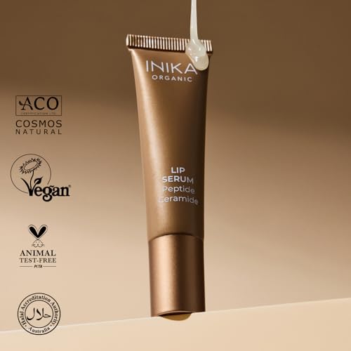 Lip Serum with Ceramide and Peptides - Natural, Vegan, Hydrating & Plumping