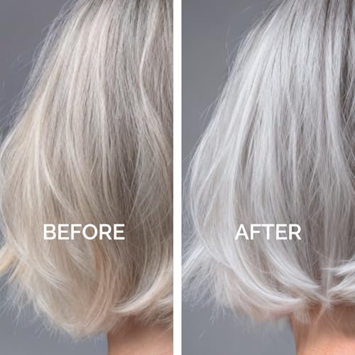Purple Conditioner for Blonde Silver Hair - Eliminates Brassiness, Hydrates & Repairs - 8 oz